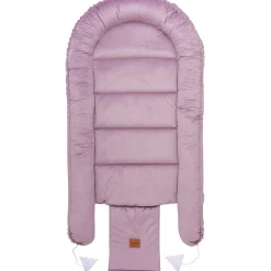 Kokon XXL 65 x 120 cm - Lovely Mouse i Wrzosowy Soft Velvet