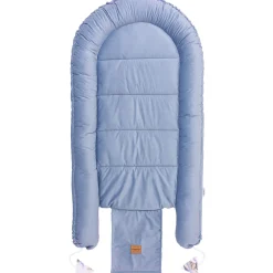 Kokon XXL 65 x 120 cm - Pilot Bears i jeansowy Velvet