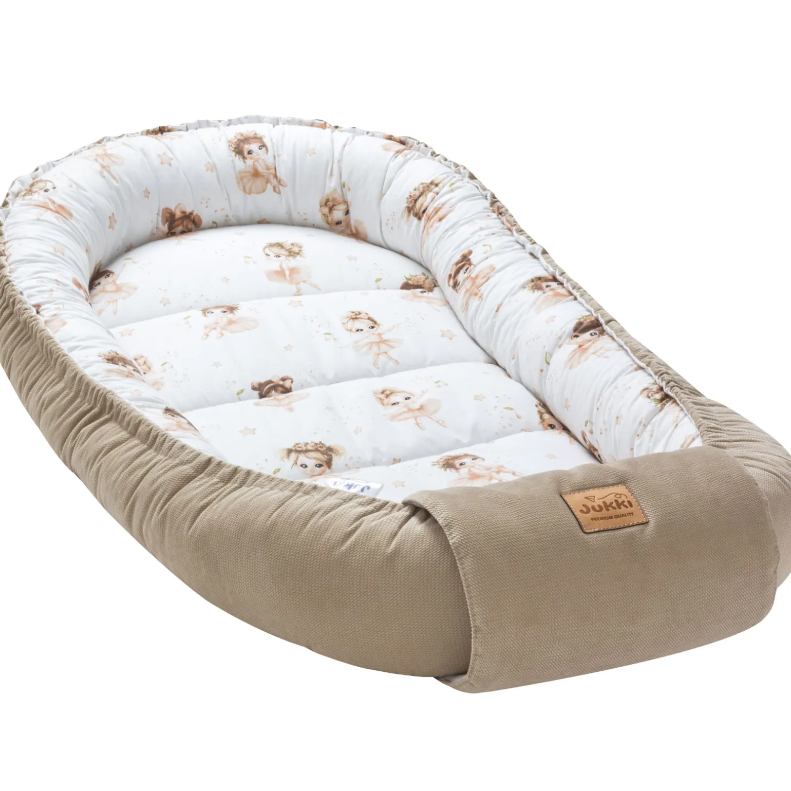 Kokon XXL 65 x 120 cm - Prima Ballerina i Cappuccino Velvet