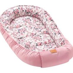 Kokon XXL 65 x 120 cm - Roses i Smokey Pink Soft Velvet