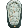 Kokon XXL 65 x 120 cm - Tropical Animals i butelkowy Velvet