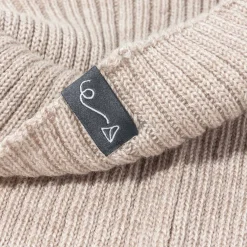 Komin dziecięcy z wełny merino - BEIGE MELANGE