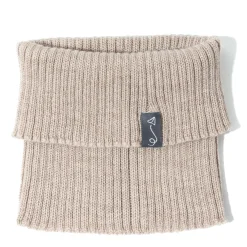 Komin dziecięcy z wełny merino - BEIGE MELANGE