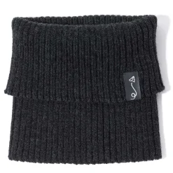 Komin dziecięcy z wełny merino - GRAPHITE MELANGE