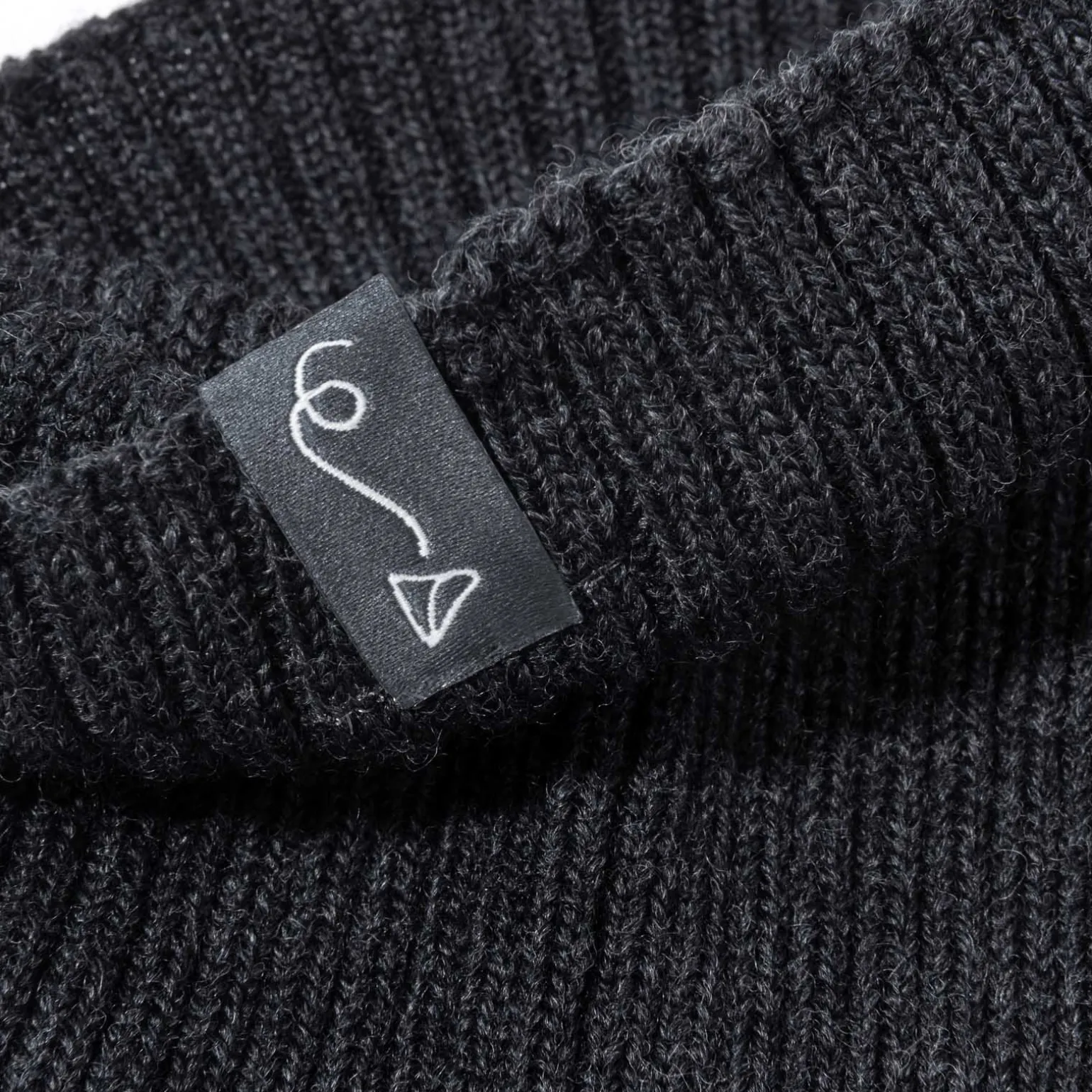 Komin dziecięcy z wełny merino - GRAPHITE MELANGE