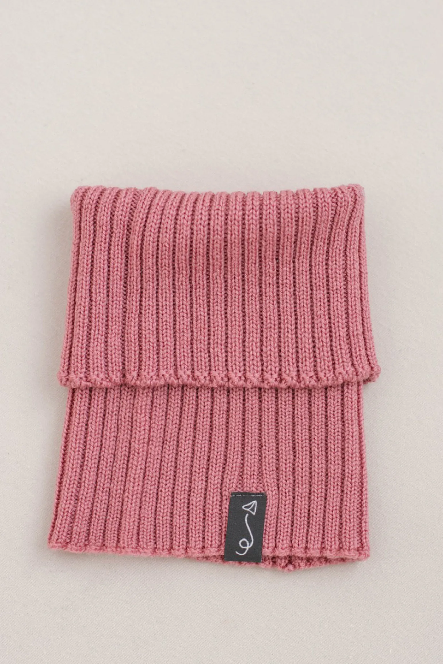 Komin dziecięcy z wełny merino - PINK