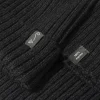 Komin z golfem z wełny merino - GRAPHITE MELANGE