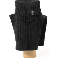 Komin z golfem z wełny merino - GRAPHITE MELANGE