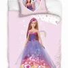 Komplet pościeli dziecięcej, poszwa 100x135 i poszewka 40x60 - BARBIE