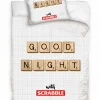 Komplet pościeli dziecięcej, poszwa 140x200 i poszewka 70x90 - SCRABBLE