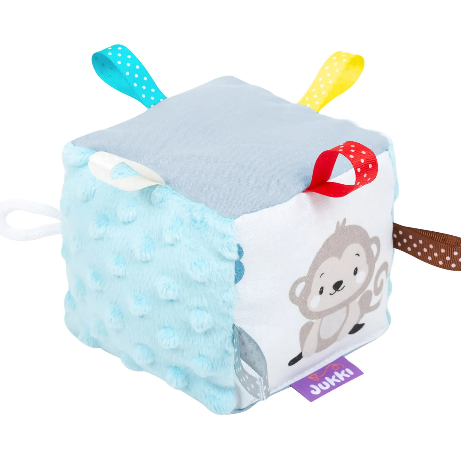 Kostka sensoryczna Błękitne Minky - Blue Safari