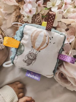 Kostka sensoryczna Szmaragdowe Minky - Balloon Travel