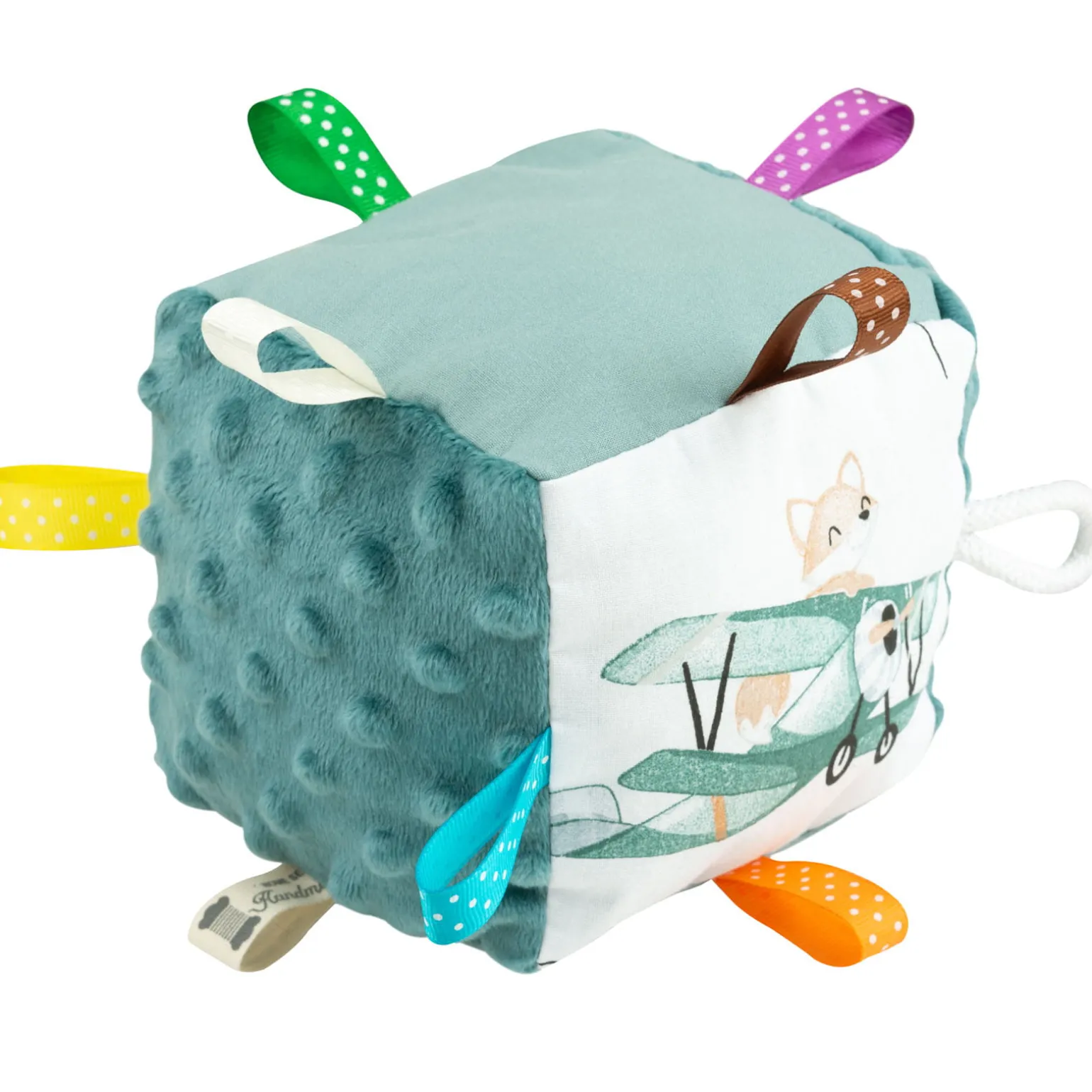 Kostka sensoryczna Szmaragdowe Minky - Balloon Travel