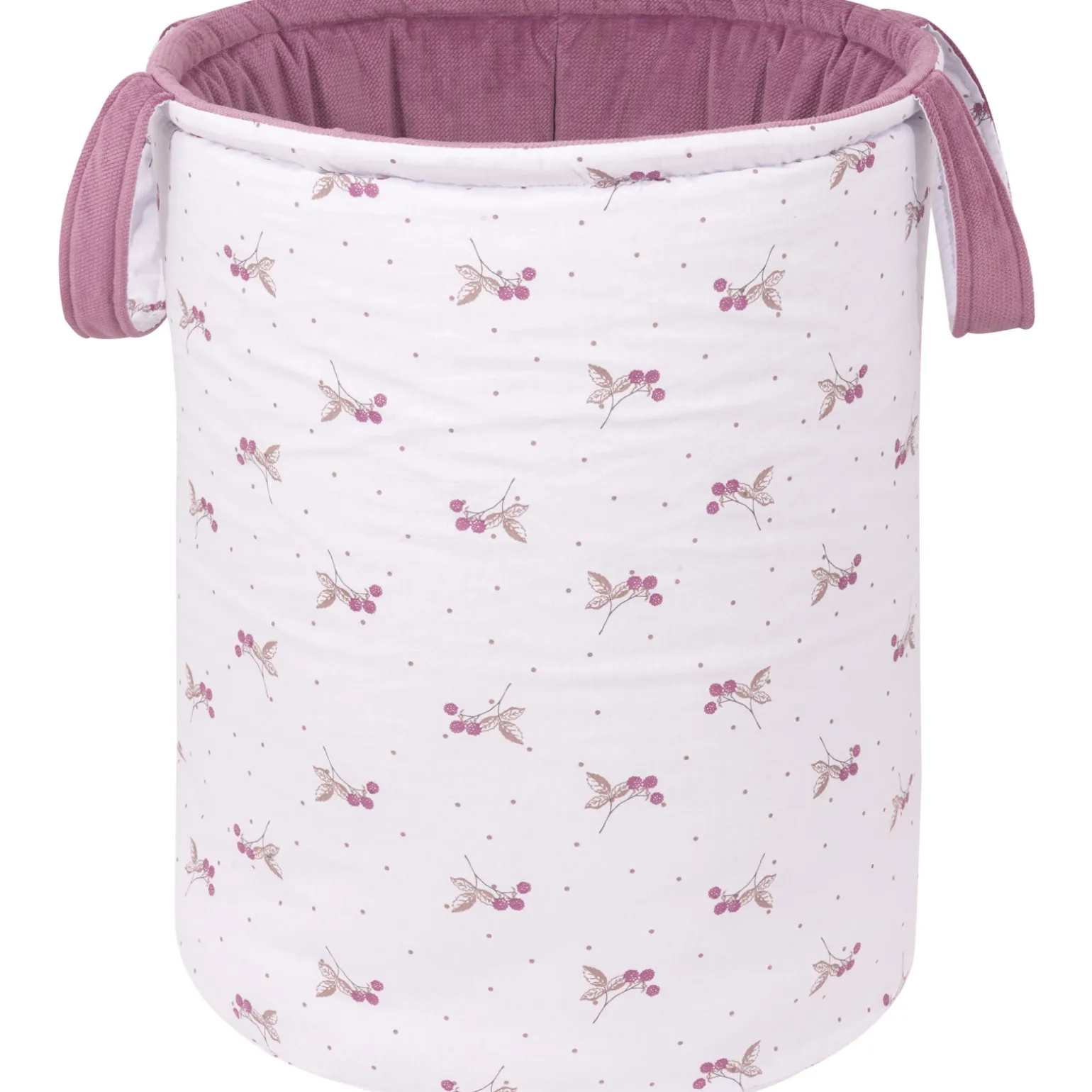 Kosz na zabawki, dwustronny -Blackberry Dreams i Old Rose Velvet