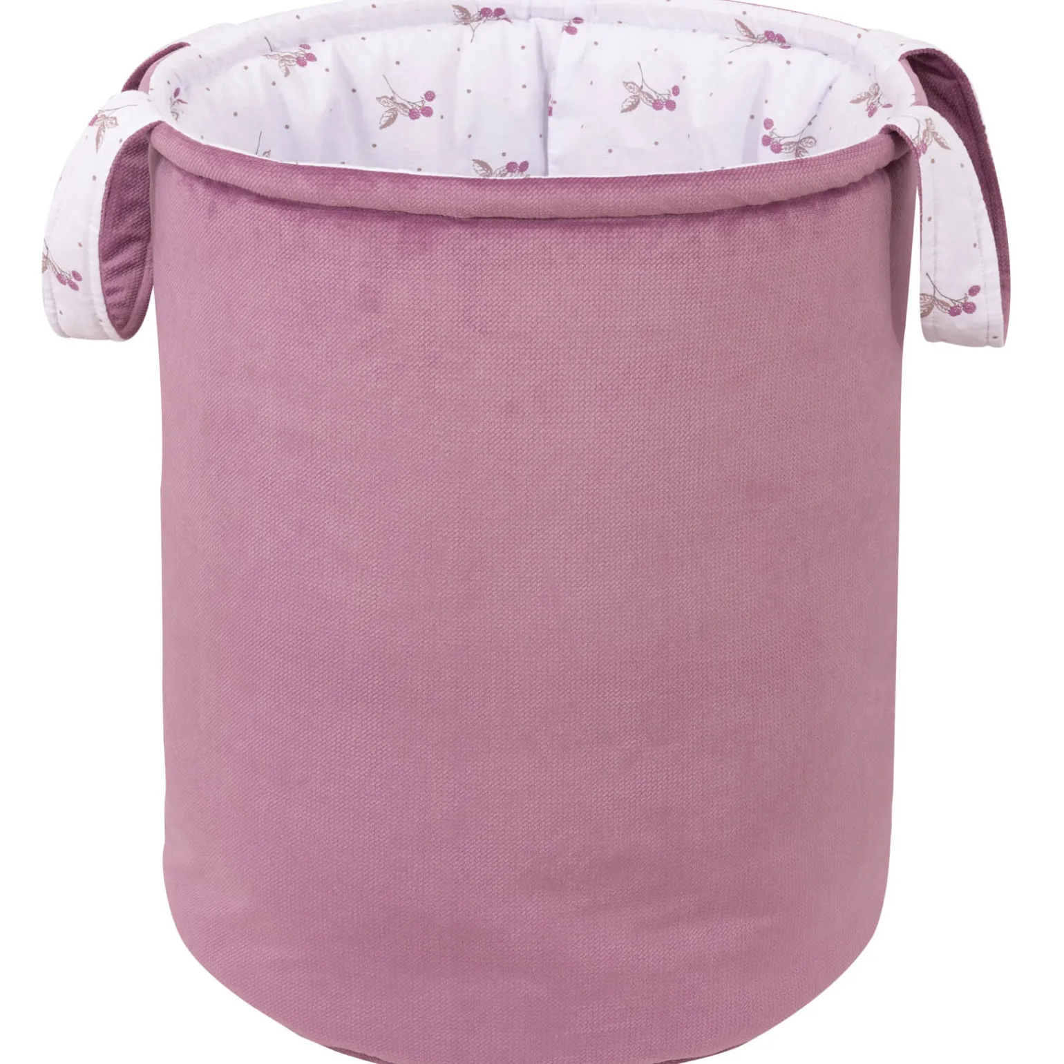 Kosz na zabawki, dwustronny -Blackberry Dreams i Old Rose Velvet