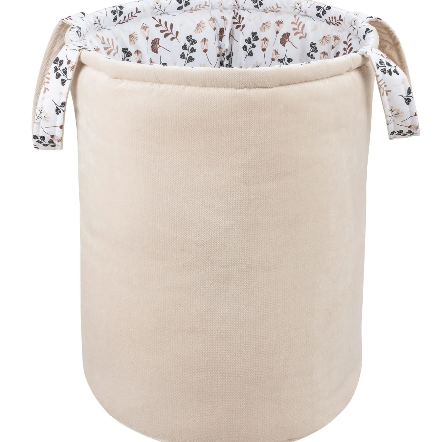 Kosz na zabawki, dwustronny - Boho Garden i Ecru Velvet
