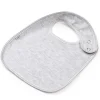 Śliniaczek bawełniany Basic Grey Melange 3 pack