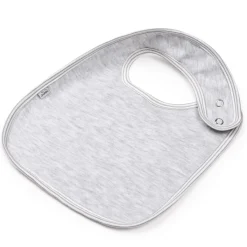 Śliniaczek bawełniany Basic Grey Melange 3 pack