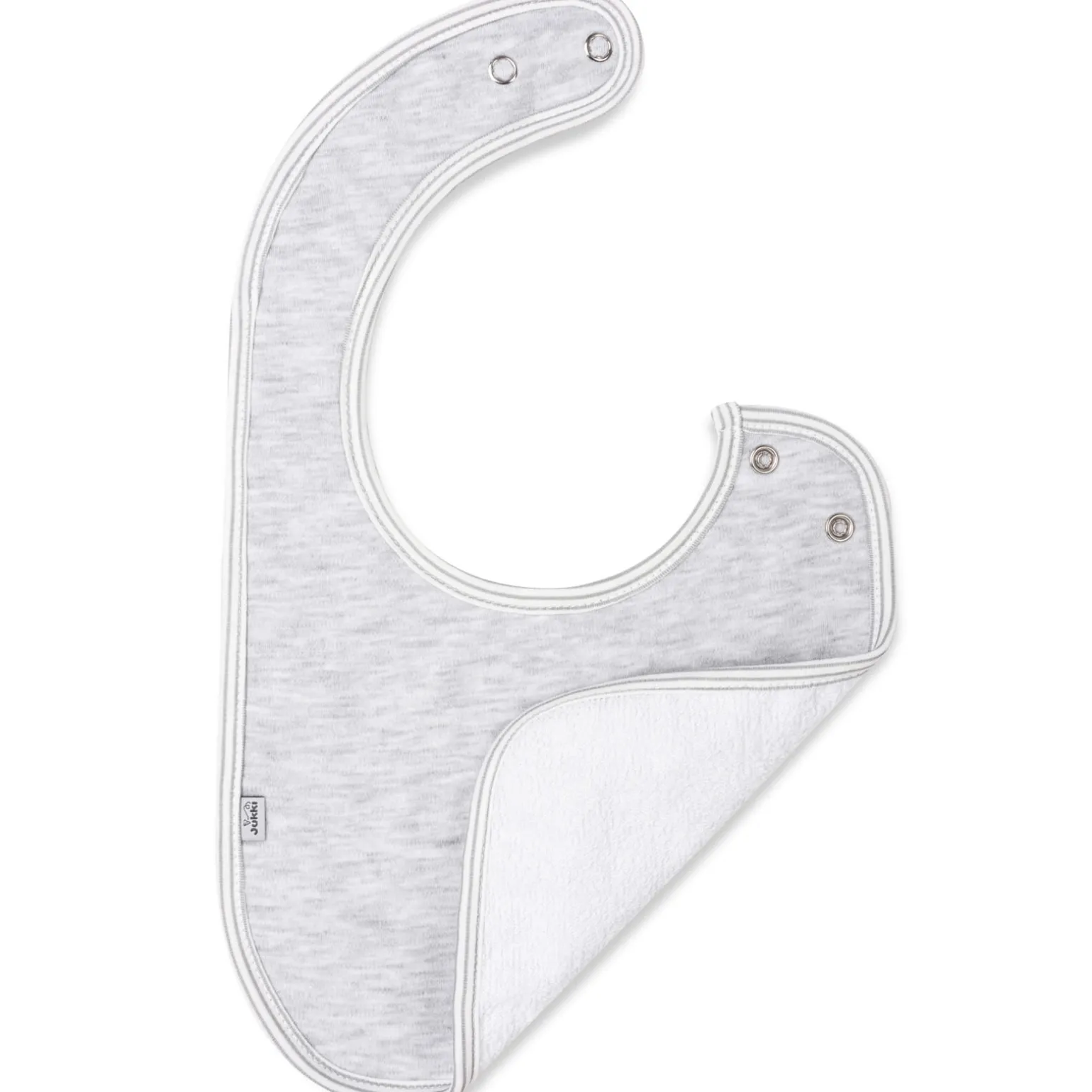 Śliniaczek bawełniany Basic Grey Melange 3 pack