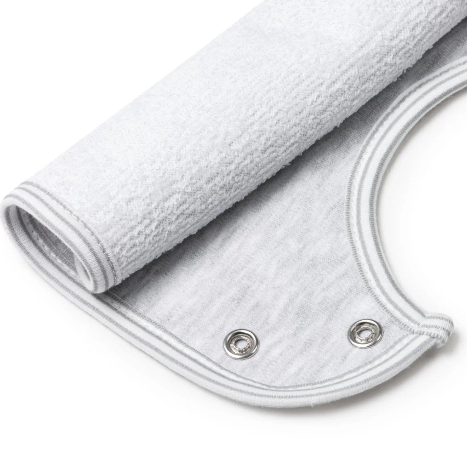 Śliniaczek bawełniany Basic Grey Melange 3 pack