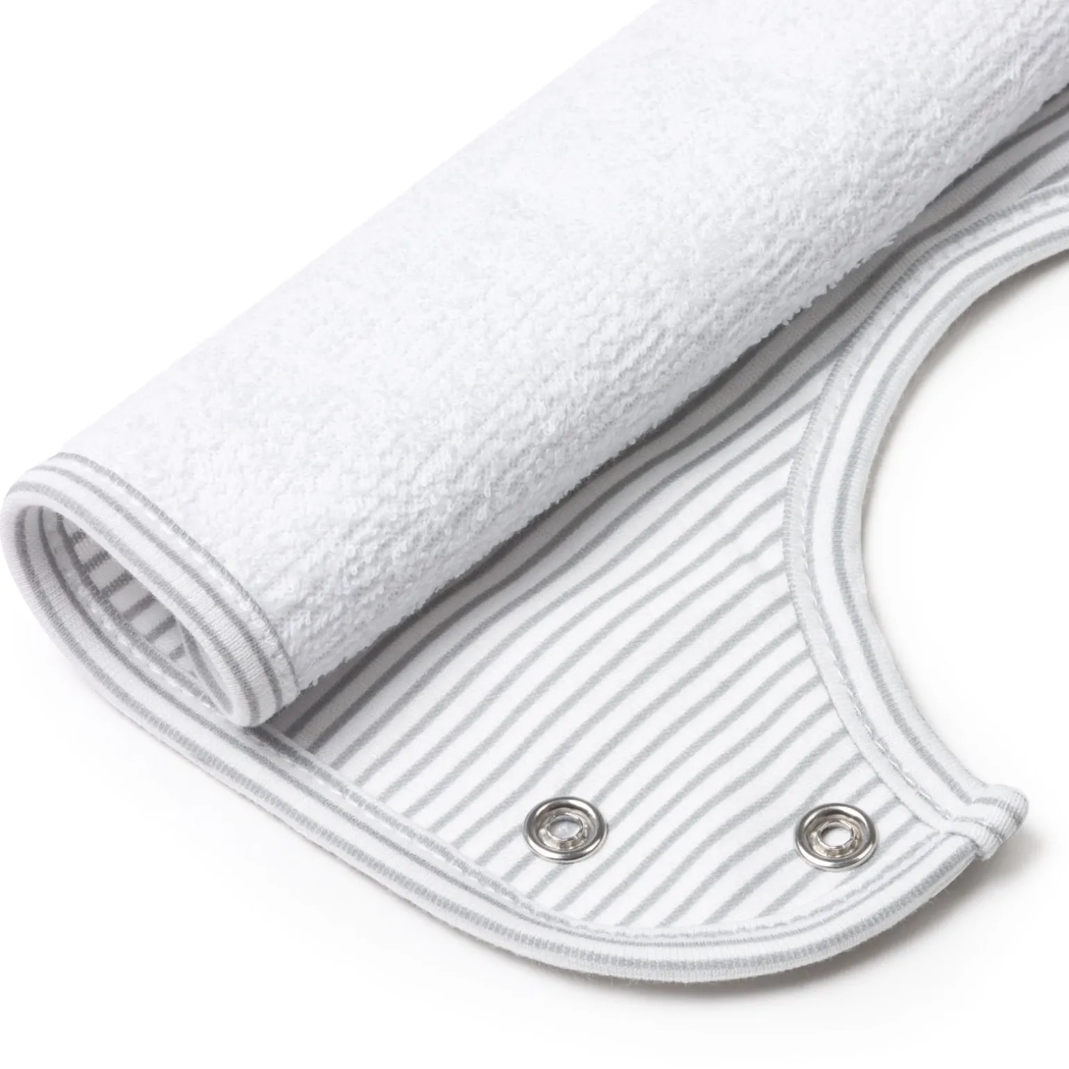 Śliniaczek bawełniany Basic Grey Melange 3 pack