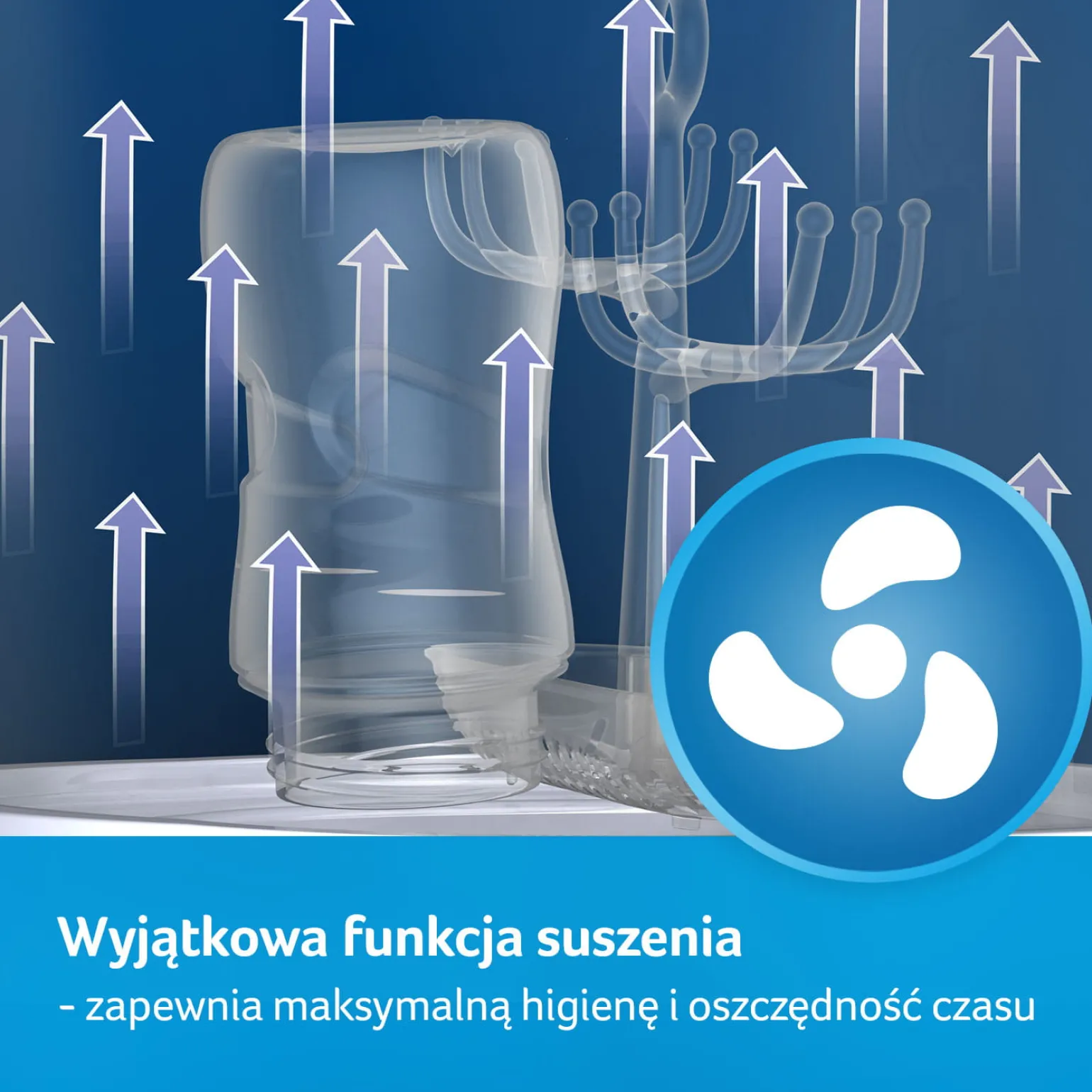 LOVI Elektryczny sterylizator parowy z suszarką