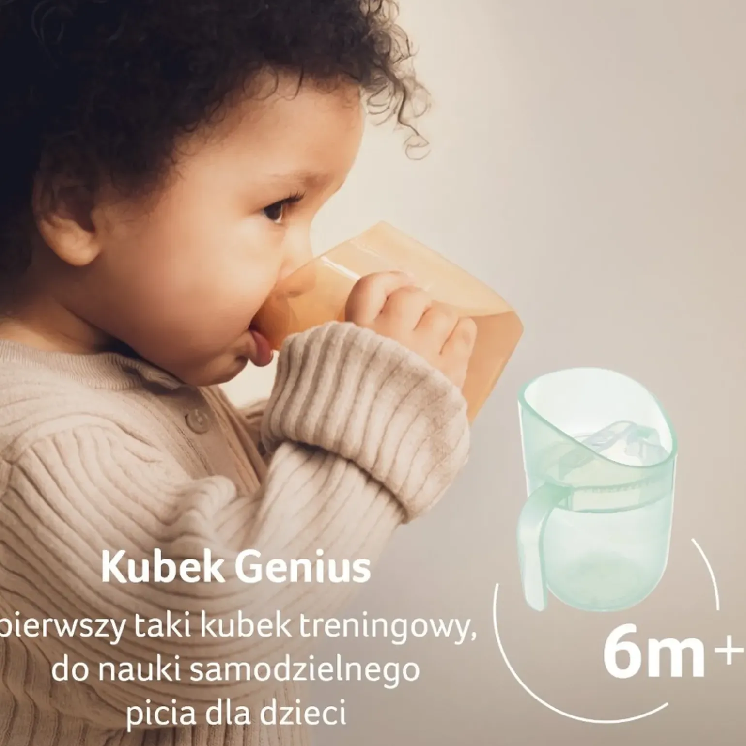 LOVI Kubek treningowy Genius 150 ml Ultramarine