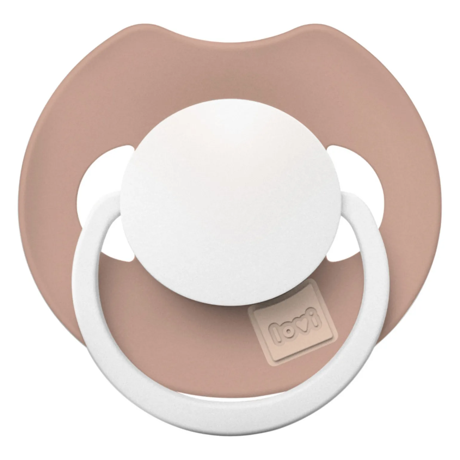 LOVI Prime Glow Smoczek silikonowy dynamiczny 0-6m 1 szt. Blush