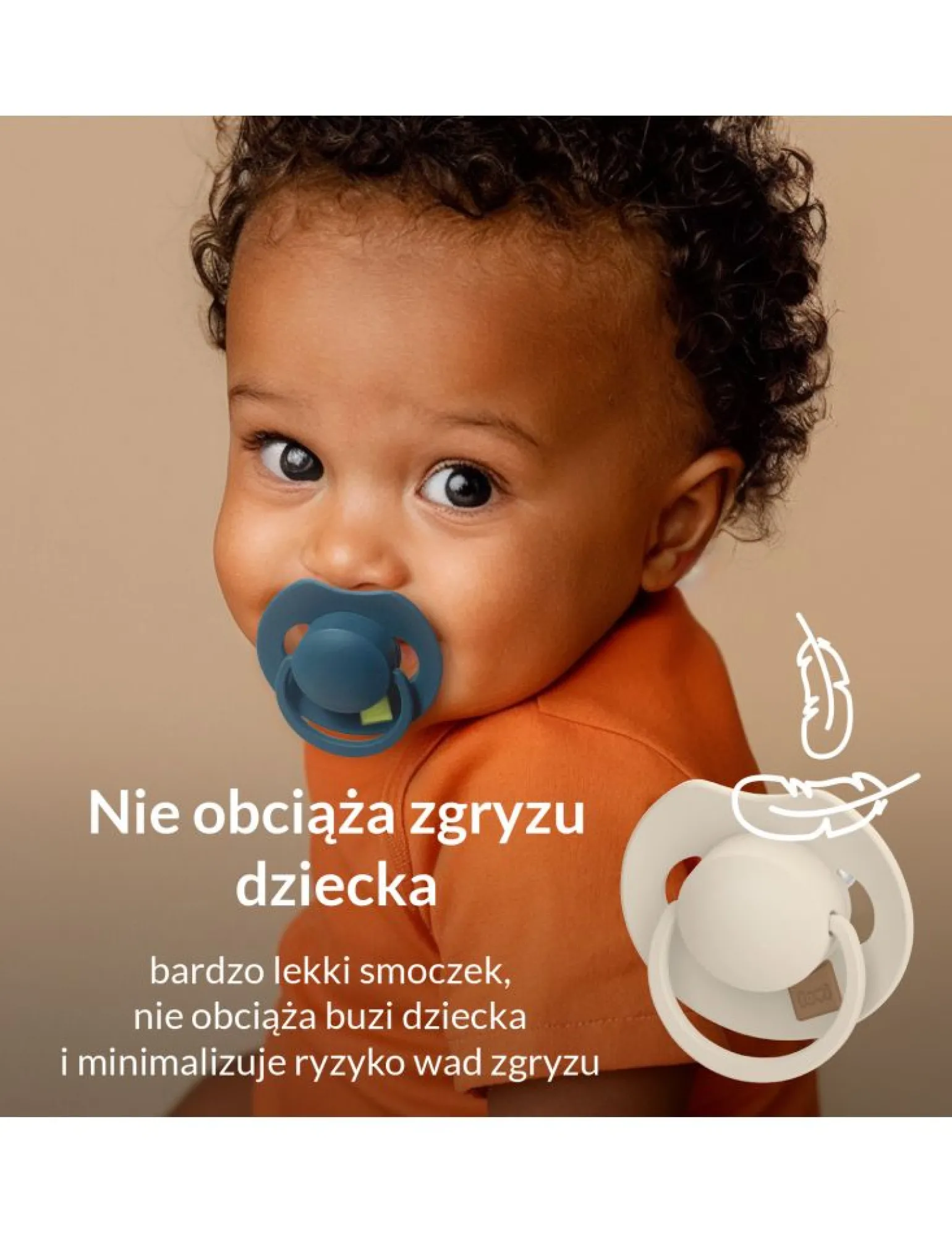 LOVI Prime Glow Smoczek silikonowy dynamiczny 0-6m 1 szt. Blush