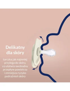 LOVI Prime Glow Smoczek silikonowy dynamiczny 0-6m 1 szt. Blush