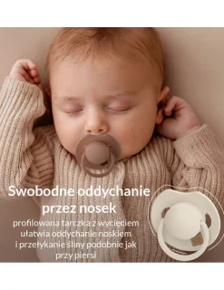 LOVI Prime Smoczek silikonowy dynamiczny 0-6m 1 szt. - Baby Blue