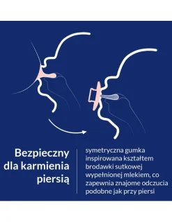 LOVI Prime Smoczek silikonowy dynamiczny 0-6m 1 szt. - Blush