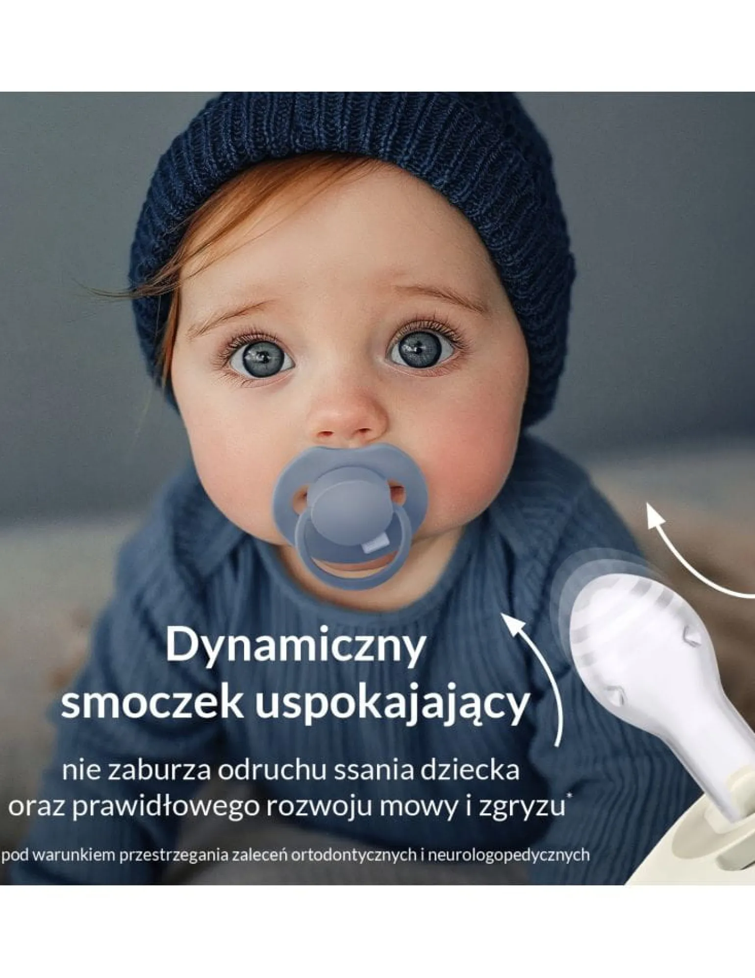 LOVI Prime Smoczek silikonowy dynamiczny 0-6m 1 szt. - Blush