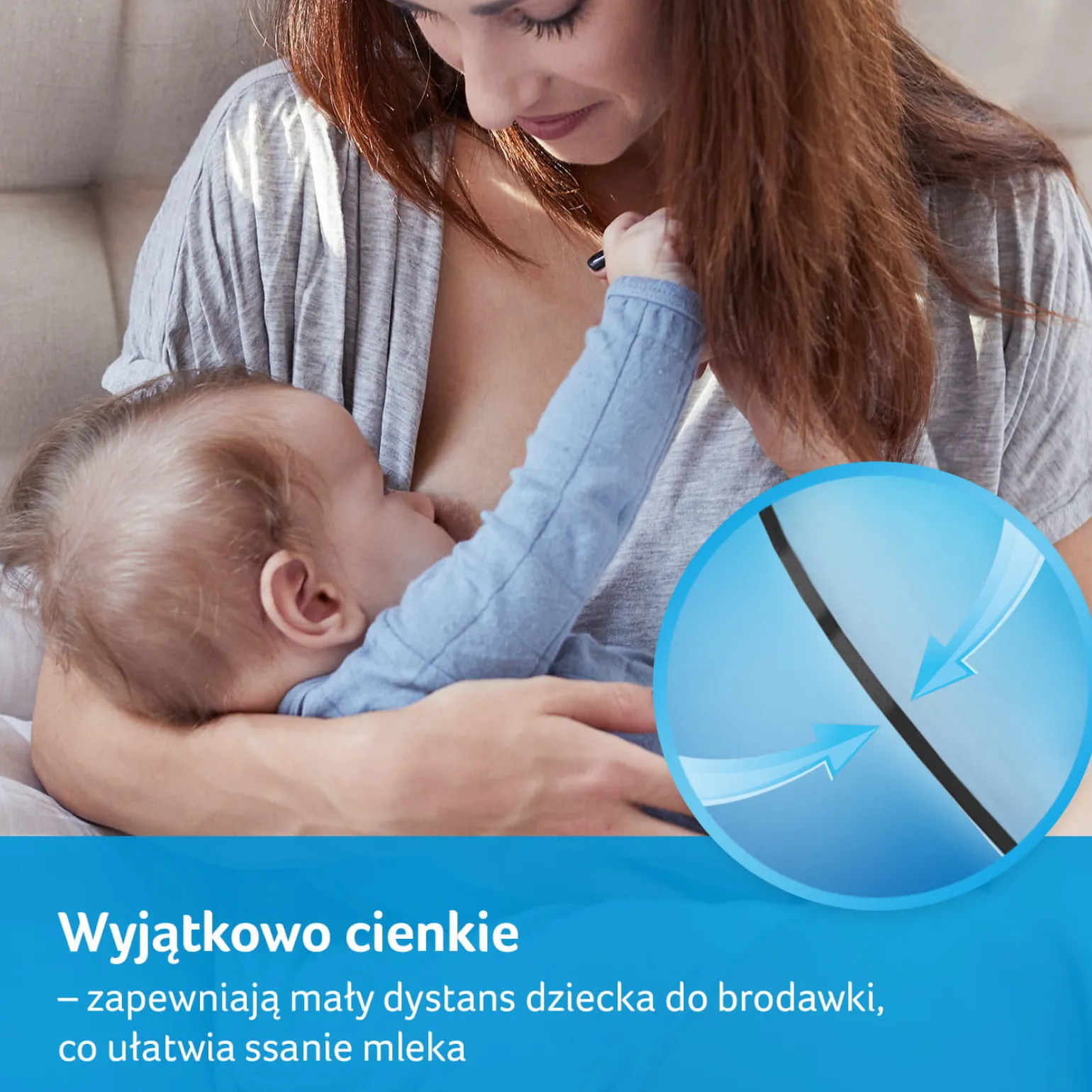 LOVI Silikonowe osłonki na piersi Skin Touch 2 szt M/L