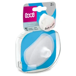 LOVI Silikonowe osłonki na piersi Skin Touch 2 szt M/L