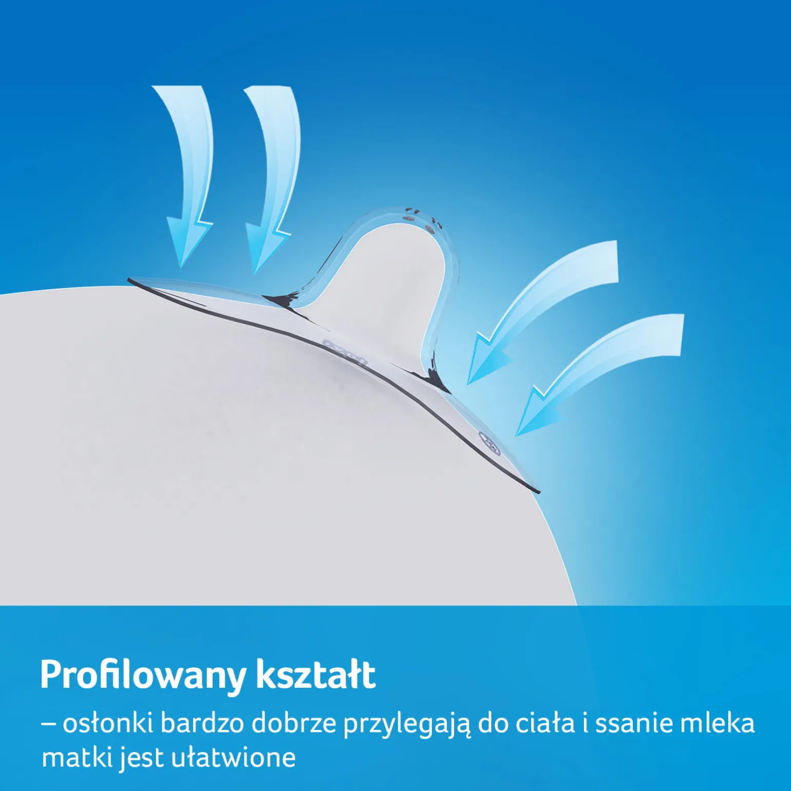 LOVI Silikonowe osłonki na piersi Skin Touch 2 szt S