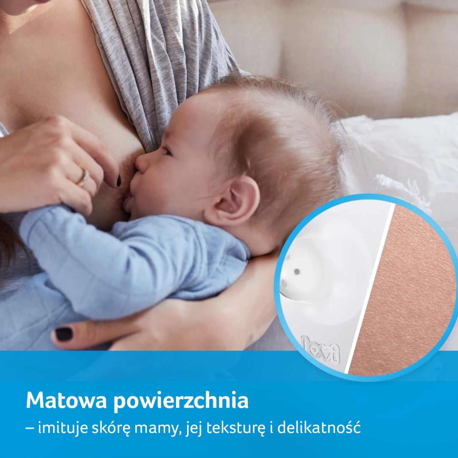 LOVI Silikonowe osłonki na piersi Skin Touch 2 szt S