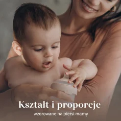LOVI Smoczek dynamiczny do karmienia Mammafeel 3m+ WOLNY 1 szt.