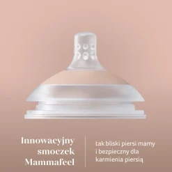 LOVI Smoczek dynamiczny do karmienia Mammafeel 3m+ WOLNY 1 szt.