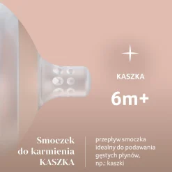 LOVI Smoczek dynamiczny do karmienia Mammafeel 6m+ KASZKA 1 szt.