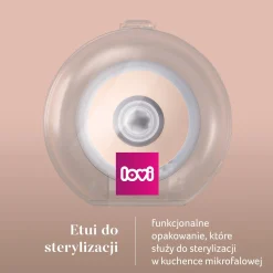 LOVI Smoczek dynamiczny do karmienia Mammafeel 6m+ ŚREDNI 1 szt.