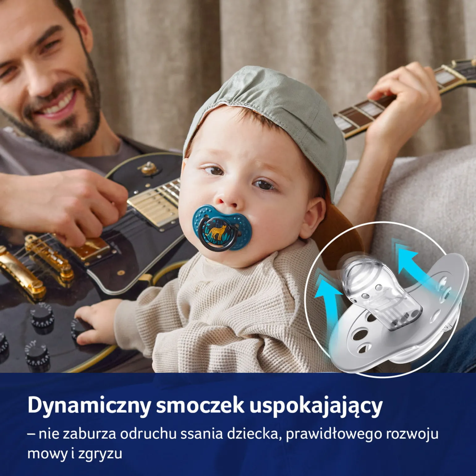 LOVI Smoczek silikonowy dynamiczny 6-18m Jungle Vibes Girl, 2 szt.