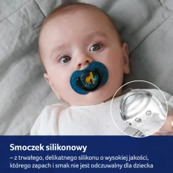 LOVI Smoczek silikonowy dynamiczny 6-18m Jungle Vibes Girl, 2 szt.