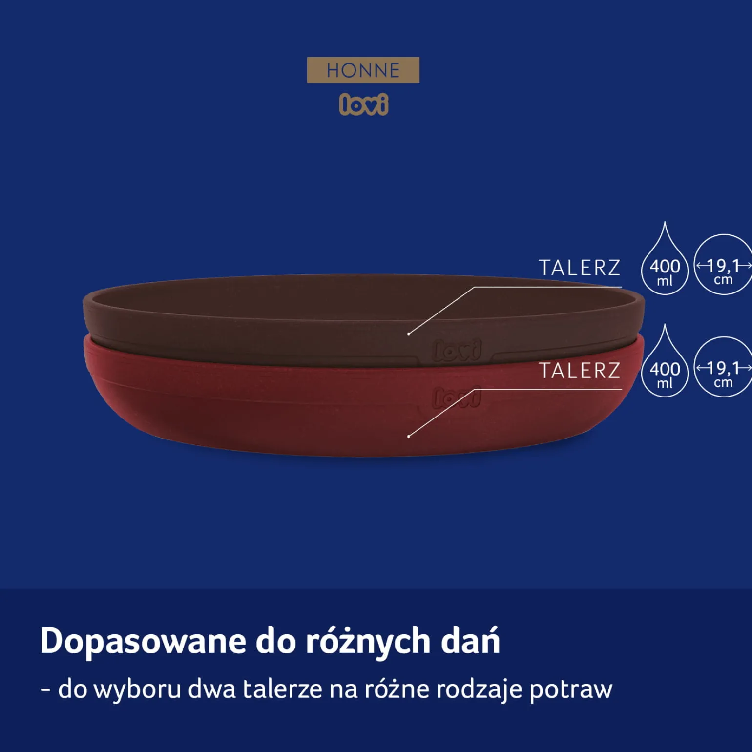 LOVI Talerzyki dla niemowląt Tamarillo