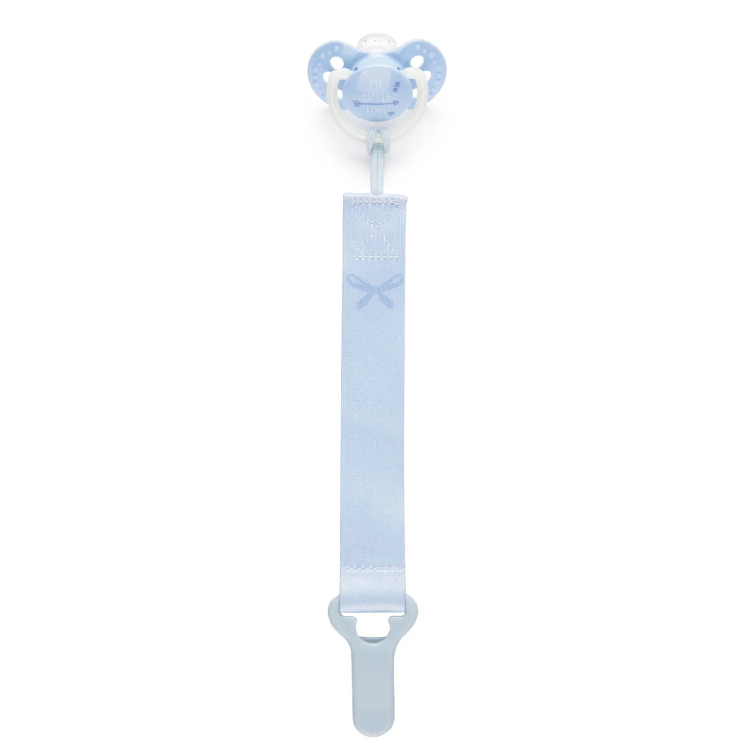LOVI Tasiemka do smoczka Baby Shower Boy