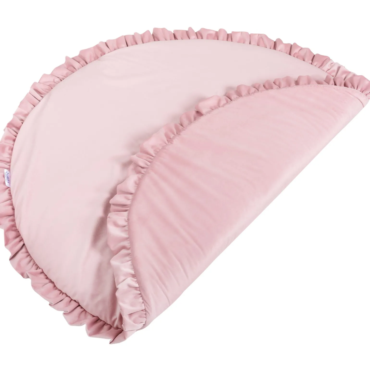 Mata do zabawy - Smokey Pink Soft Velvet