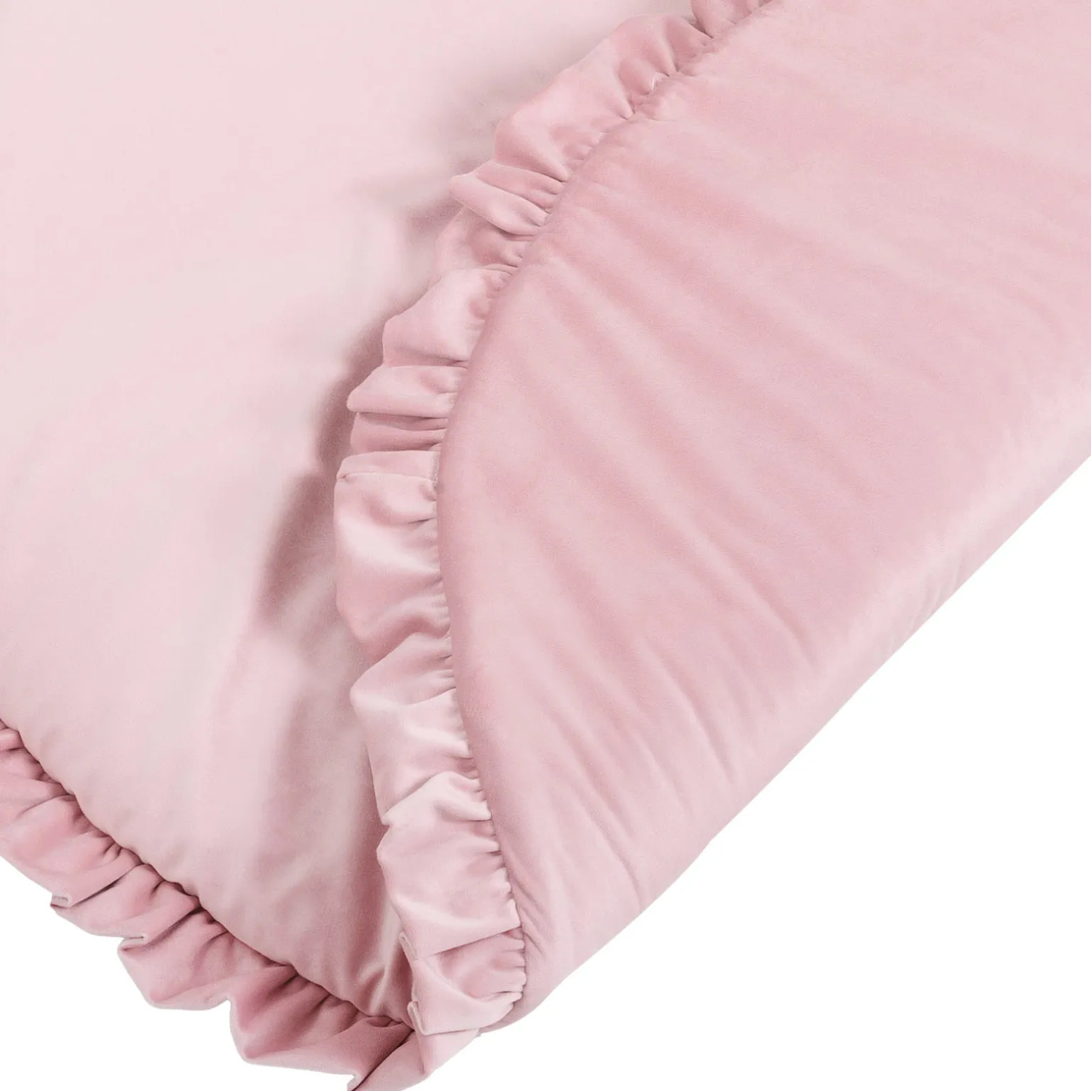 Mata do zabawy - Smokey Pink Soft Velvet