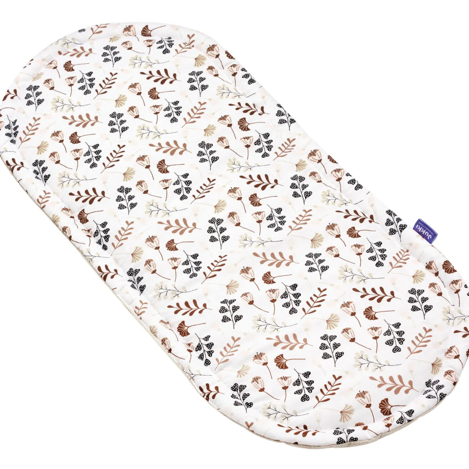 Materac do kokonu Comfort - Boho Garden i ecru Velvet