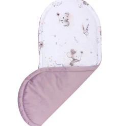 Materac do kokonu Comfort - Lovely Mouse i Wrzosowy Soft Velvet