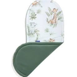 Materac do kokonu Comfort - Savanna Fun i oliwkowy Velvet